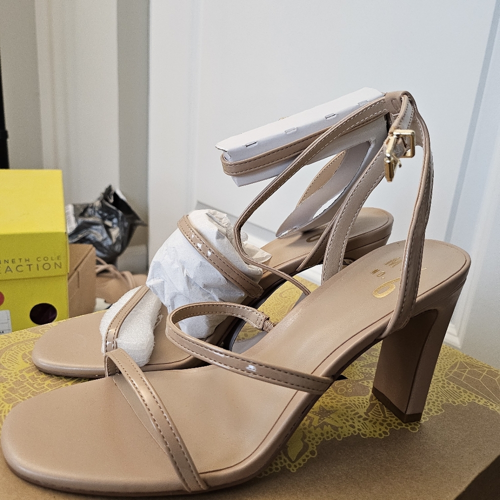 Nude strappy sandals